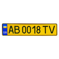 Номери для таксі з ліцензією та електричним двигуном