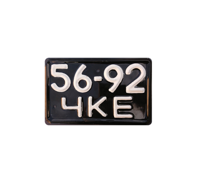 Номер на мотоцикл з 1958 року